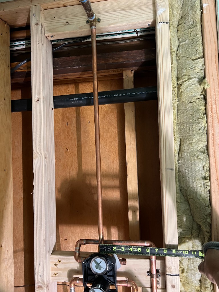 Shower Tile Work - After