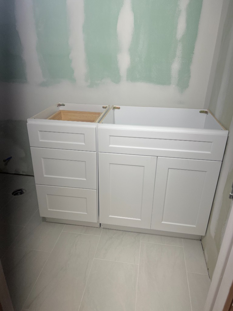 Cabinet Installation - After